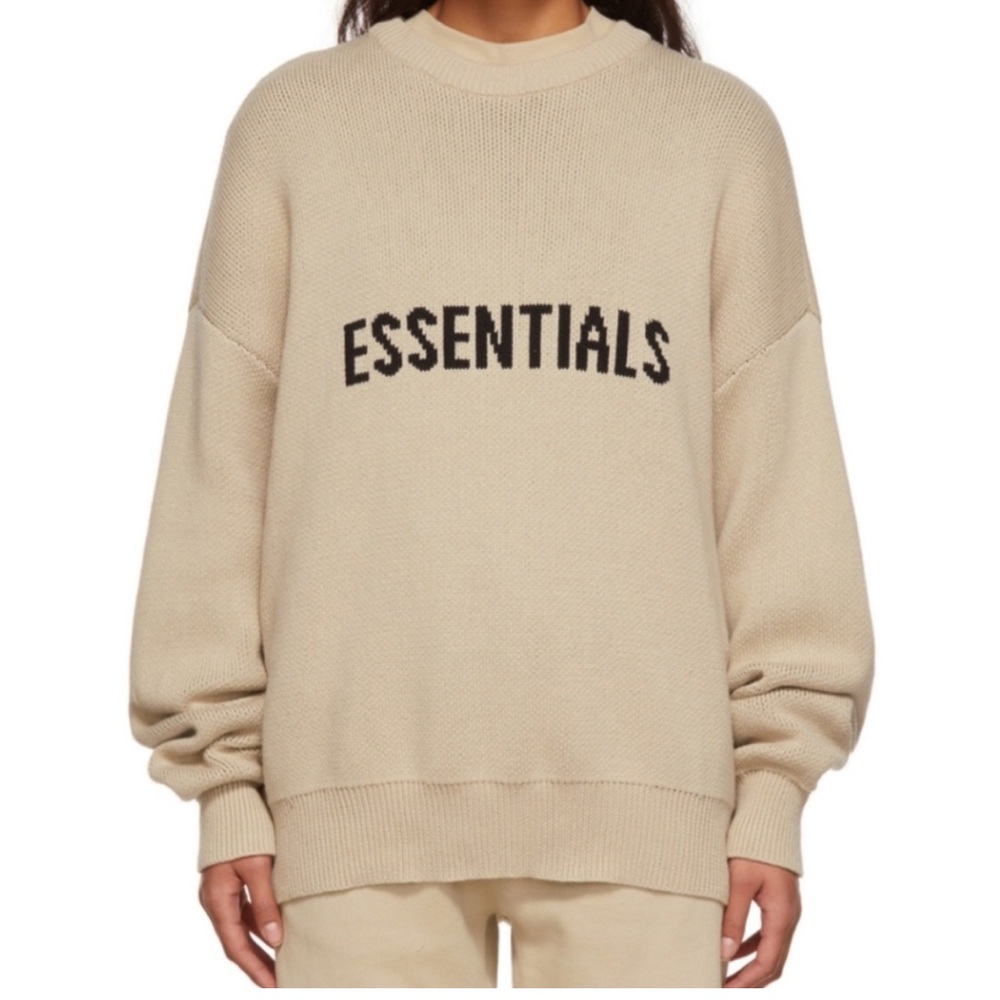 Essentials knit pullover crewneck sweater